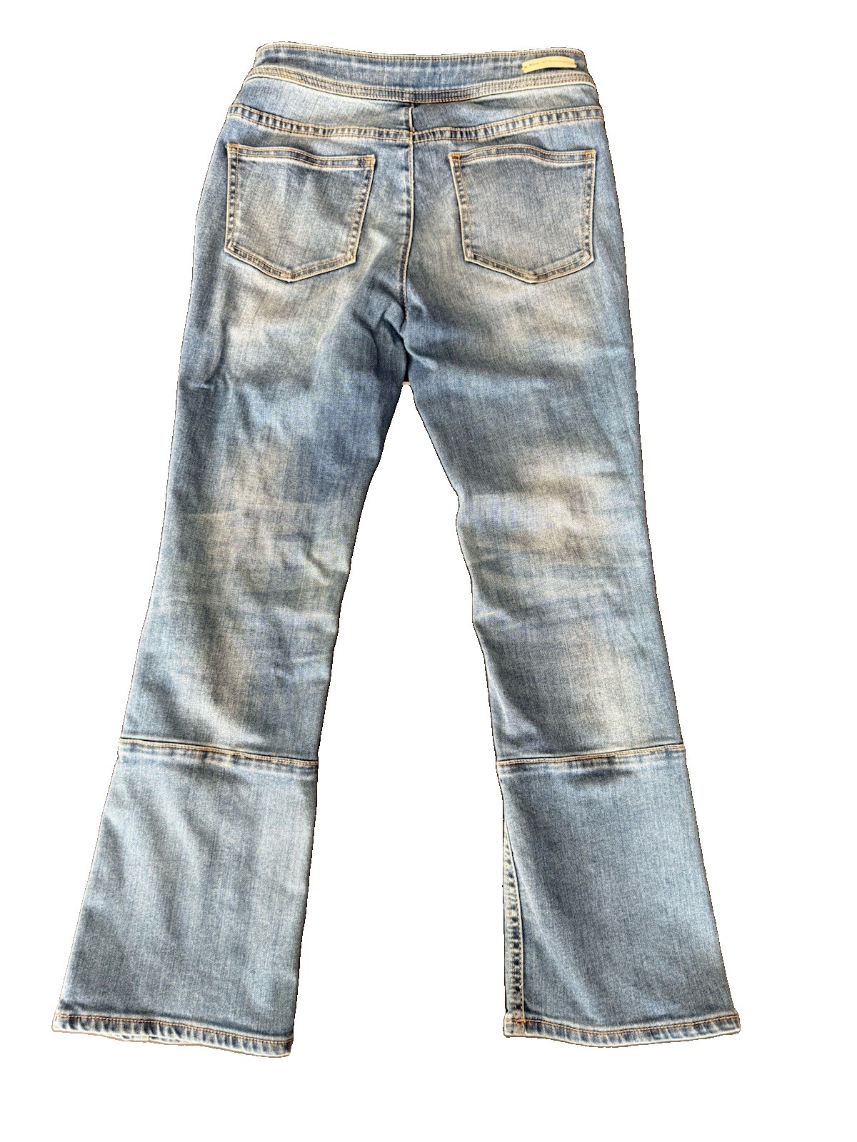 Pilcro and the Letterpress Women’s Blue Bootcut Jeans Slim Mid Rise Stretch