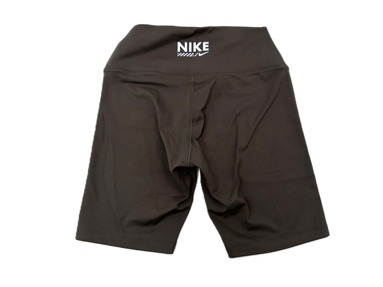 $50 Nike One Women’s Dri FIT High Rise Biker Shorts-HM4330004-Brown – Medium-New