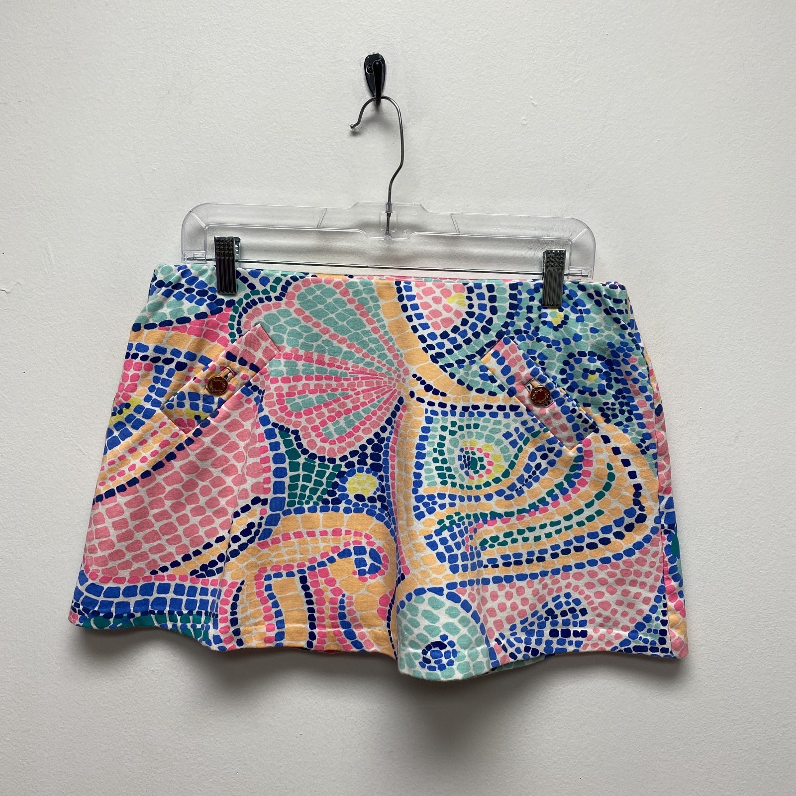 Lilly Pulitzer Madison Skort Womens Medium Mosaic Pattern Lined Athletic Skirt