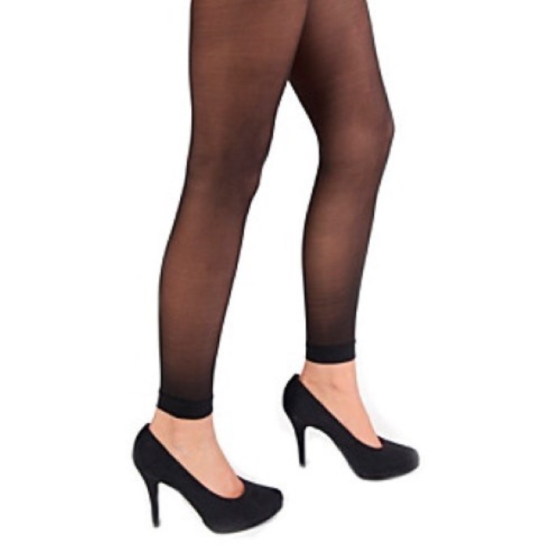 2 Tamara Footless Toeless Pantyhose A B C LONG TALL Hooters Uniform 14% Spandex