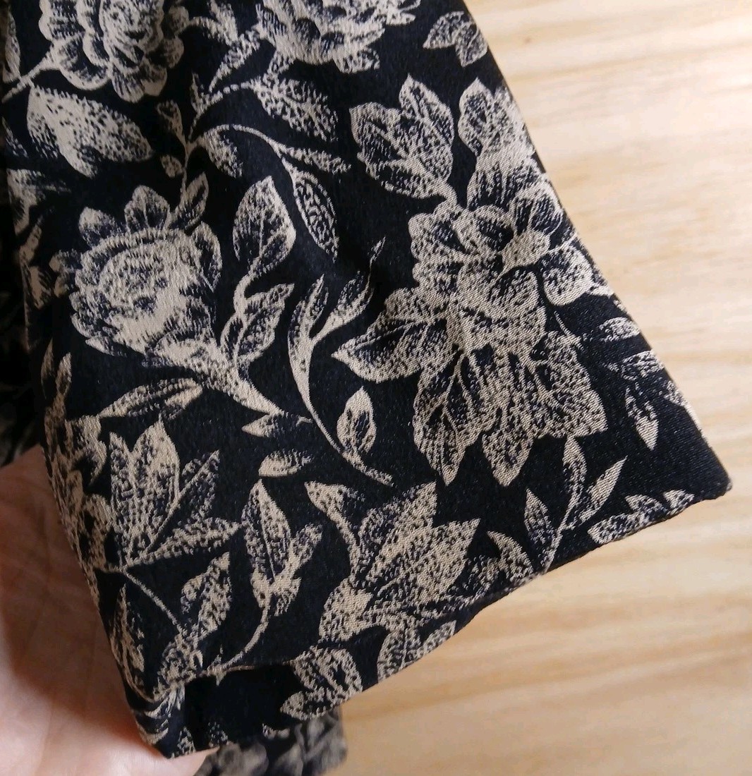 Talbots Size 10 100% Silk Blazer Dry Clean Only Flower Print