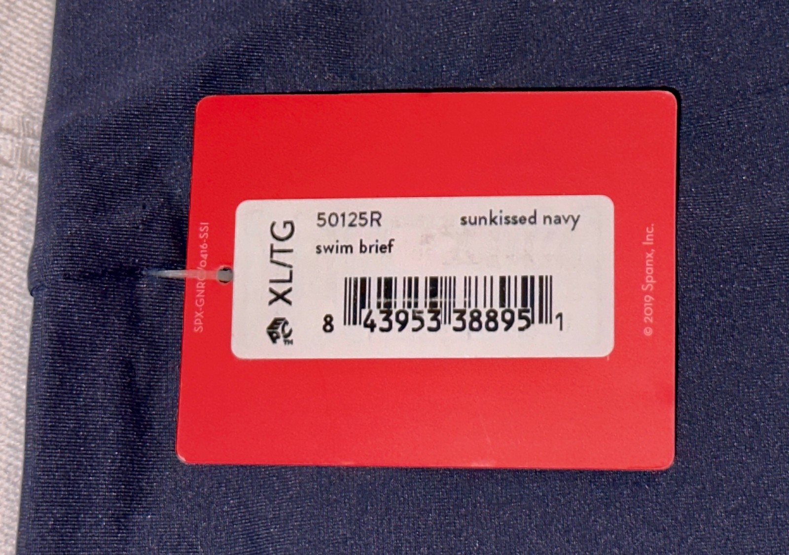 SPANX Sunkissed Navy Blue Classic Brief Swim Bottoms Womens Sz XS S M L XL 2X 3X