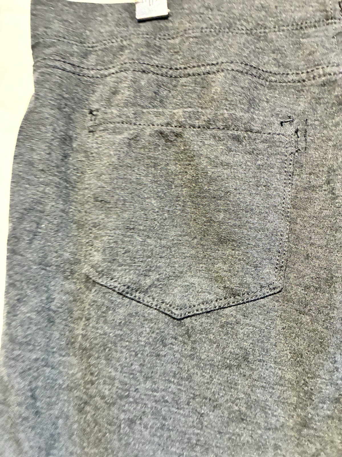 Women’s Skinny Leg Ponte Pants Dark Gray Stretch Pull On Size IX