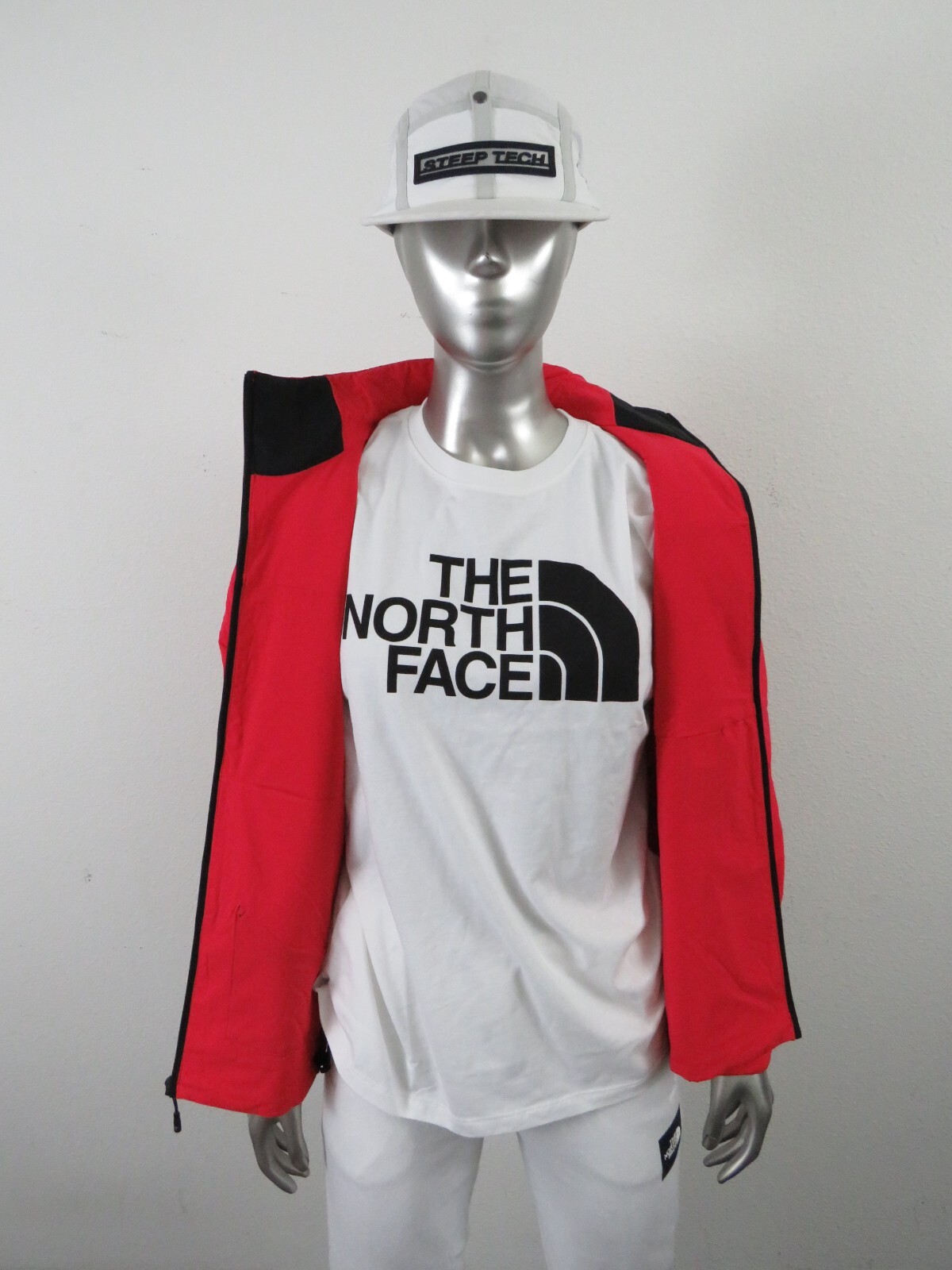 NWT Womens The North Face Summit Casaval Hybrid Full Zip Insulated Jacket – Red