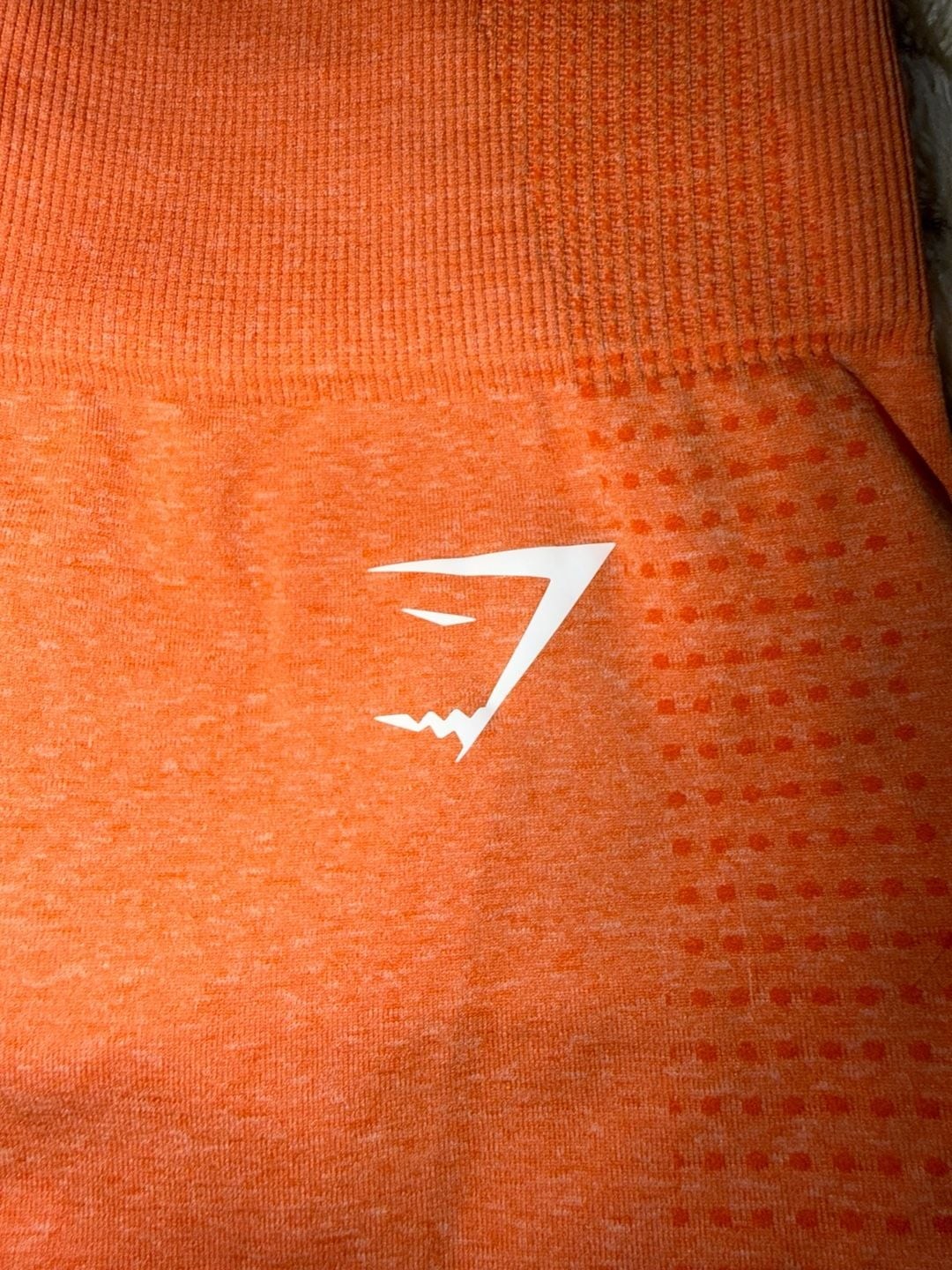 Gymshark Vital Seamless 2.0 High-Waisted Leggings in Apricot Orange Marl