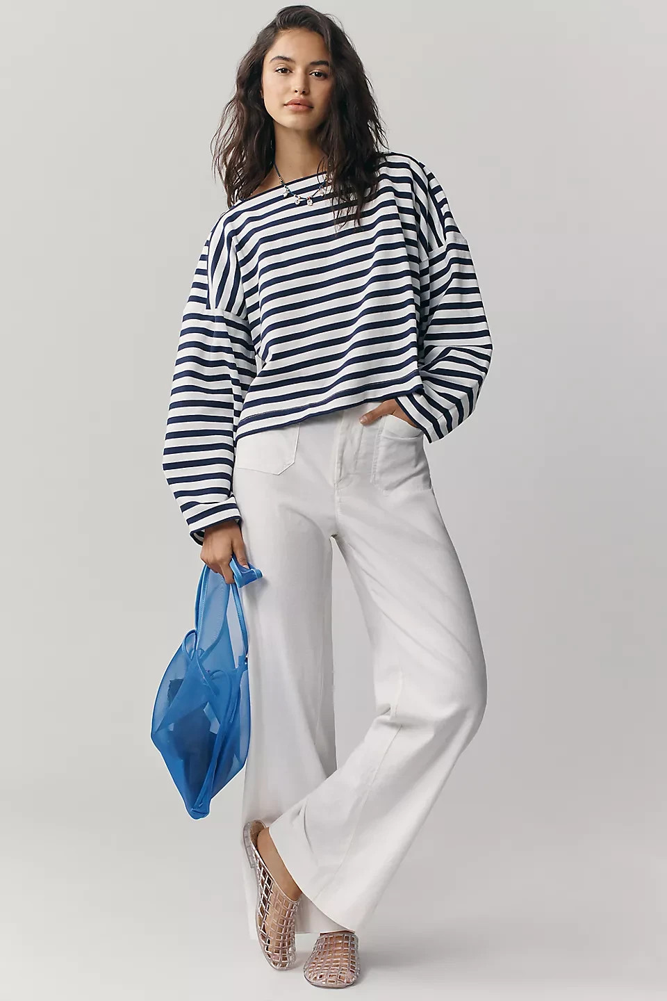 Anthropologie – Colette Linen Stretch Full-Length Wide-Leg Pants by Maeve