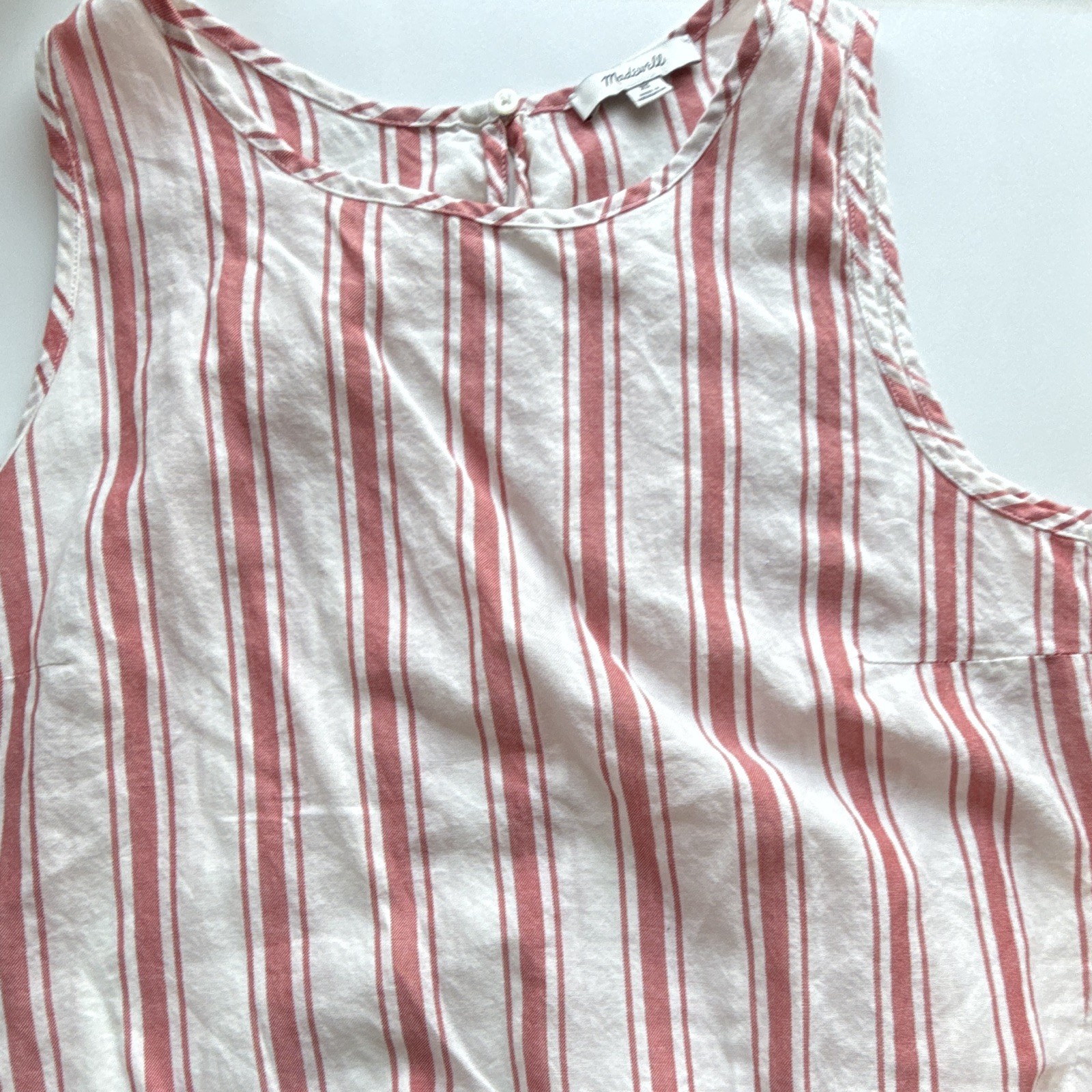 Madewell Side-Tie Marcia Stripe Tank Top XS