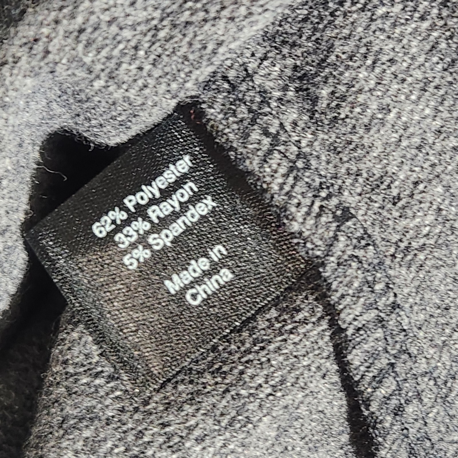 Lane Bryant Charcoal Black Heather Cold Shoulder Top Womens Size 14/16 Strappy