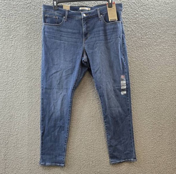 Levi’s Plus Size 311 Shaping Skinny Jeans Women’s 16W Lapis Gallop Zip/Button