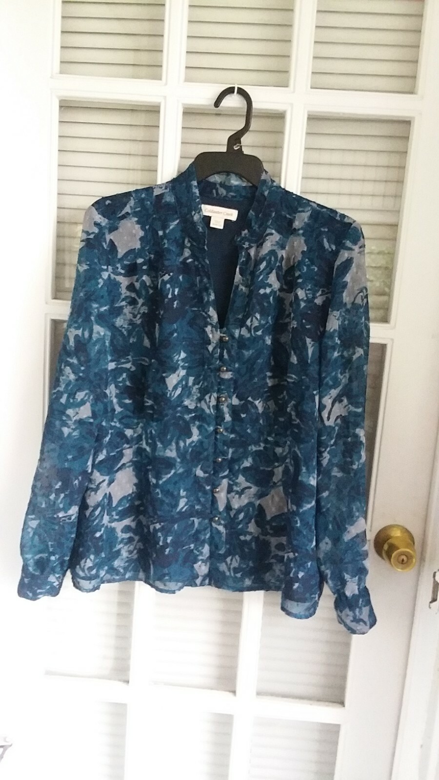 Coldwater Creek Blouse SIZE M (10-12) EUC Dry Clean Only