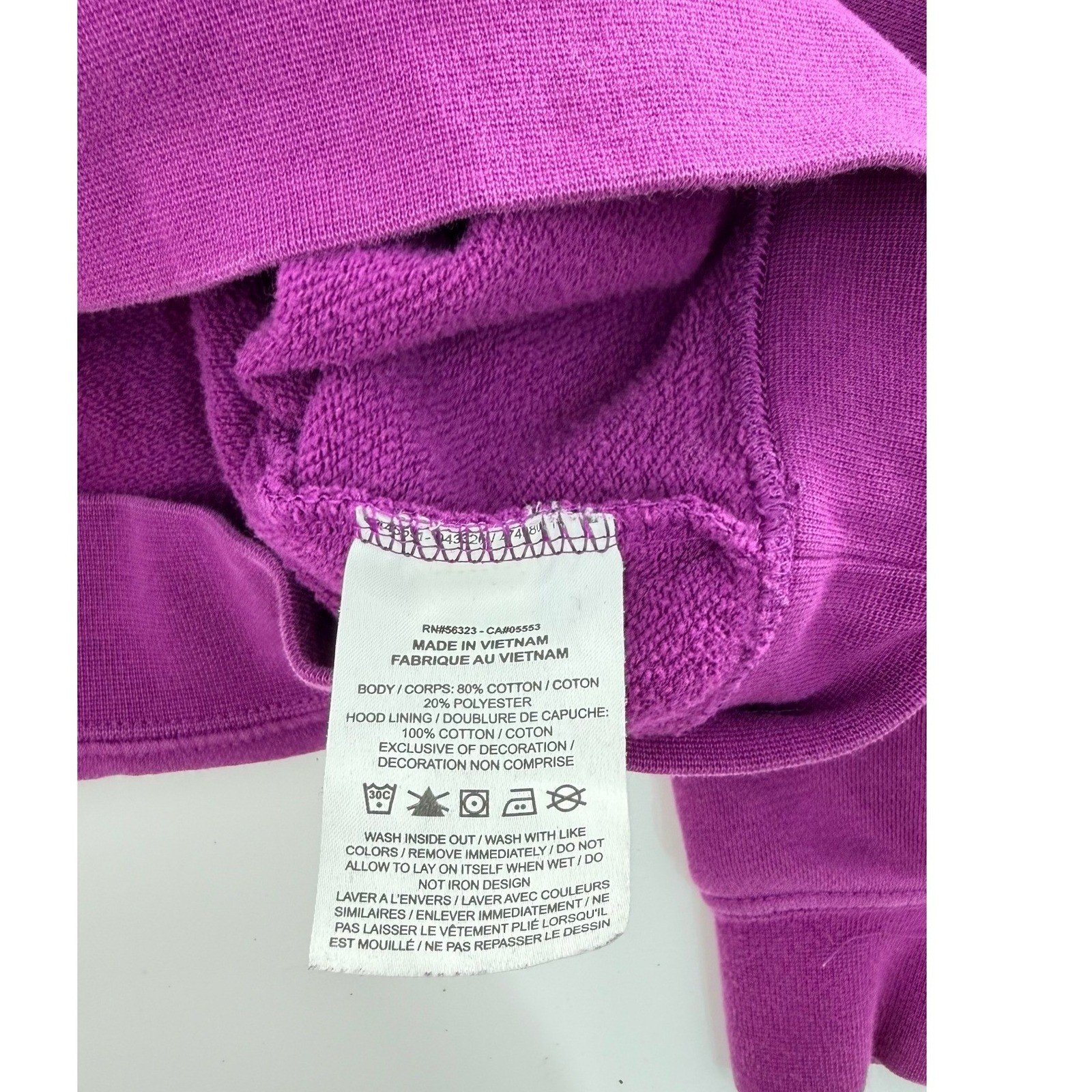 Nike Cropped Pullover Hoodie Size S Purple Sportswear Athleisure Streetwear