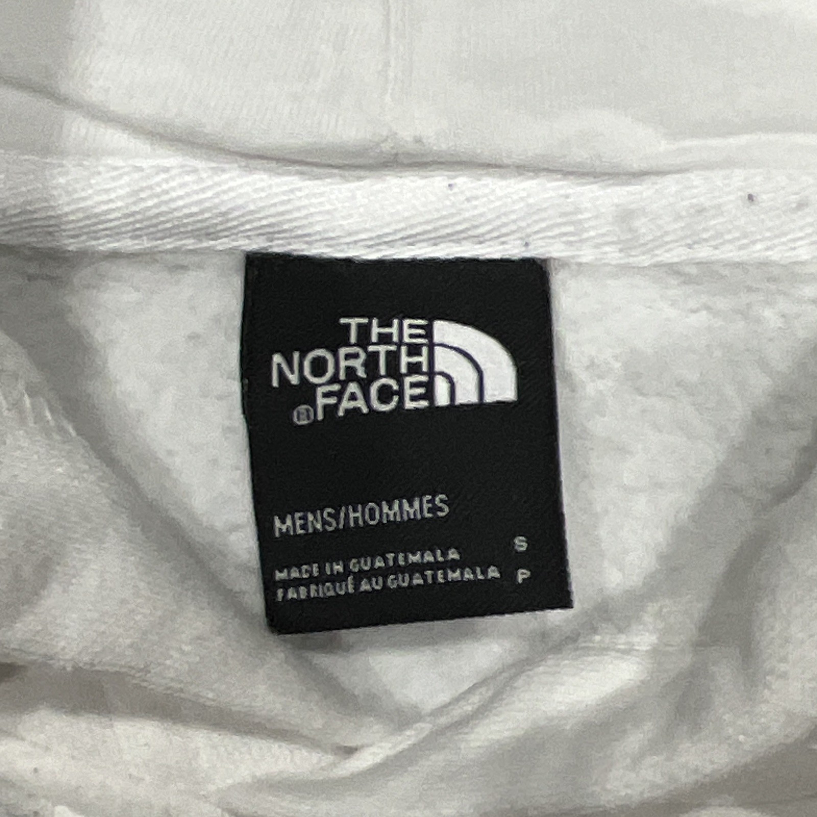 The North Face White Logo Pullover Hoodie, Mens Sz Small