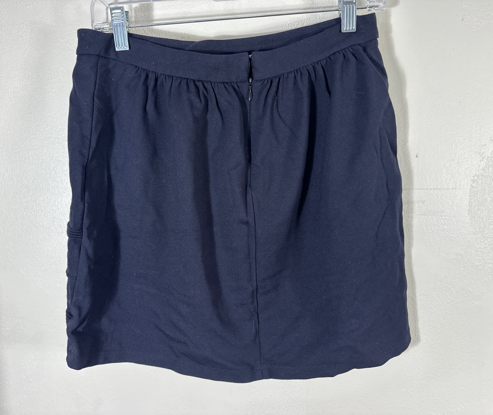 J.Crew Factory 10 Black Stretch Viscose Nylon Spandex Mini Skirt Casual Knit