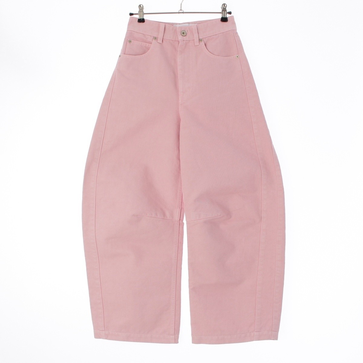 LOEWE 25Stainless Steel barrel cotton Trousers Pants Bottoms S359Y04XFT pink 32