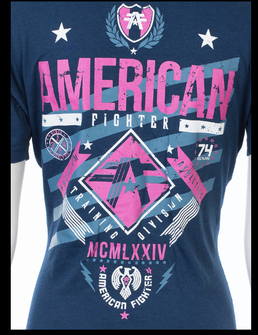 AMERICAN FIGHTER by AFFLICTION Rocky Mountain Short Sleeve Womens T-shirt NWT