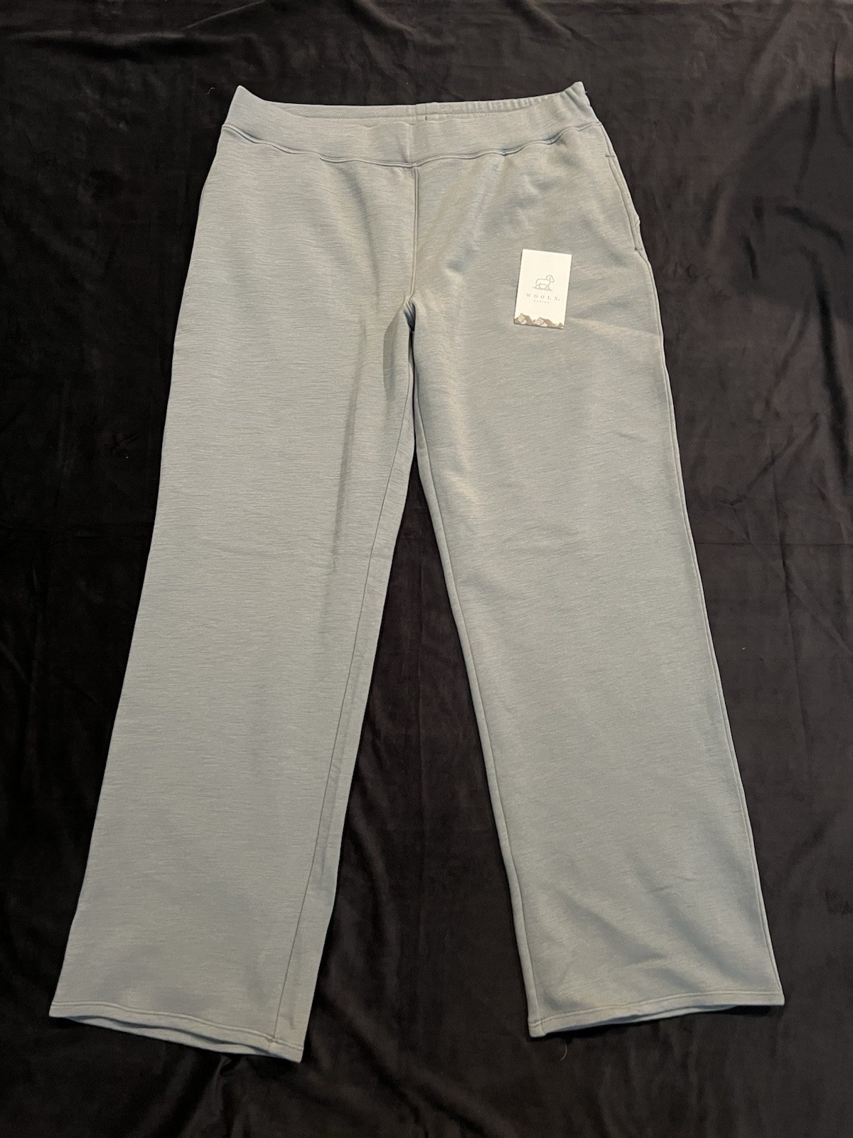 Women’s Woolx Bree Lounge Pants XL Charcoal Gray Pull On Elastic Waist NWOT