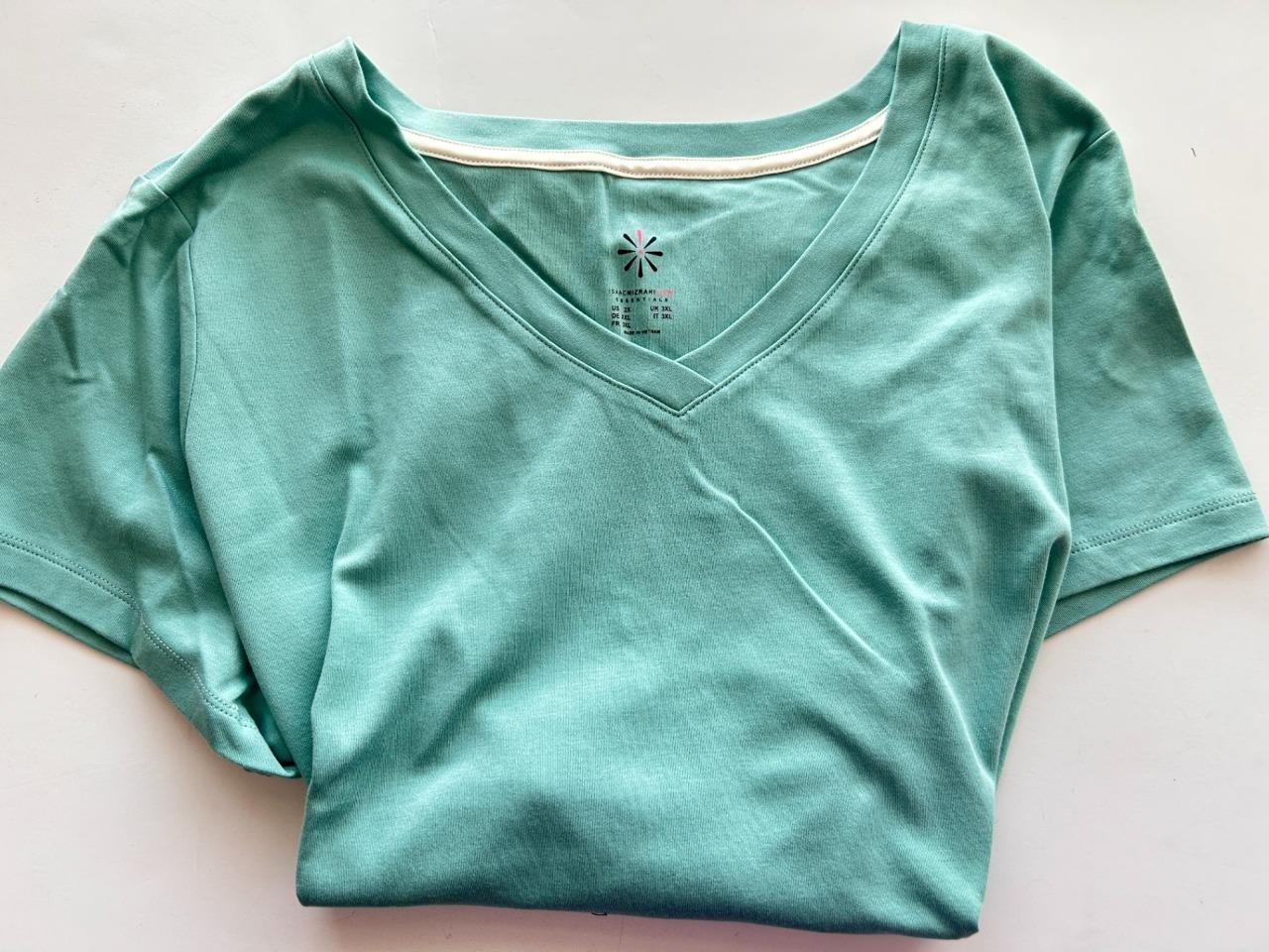 Isaac Mizrahi Live Essentials top Size 2X short sleeve choice green aqua pink