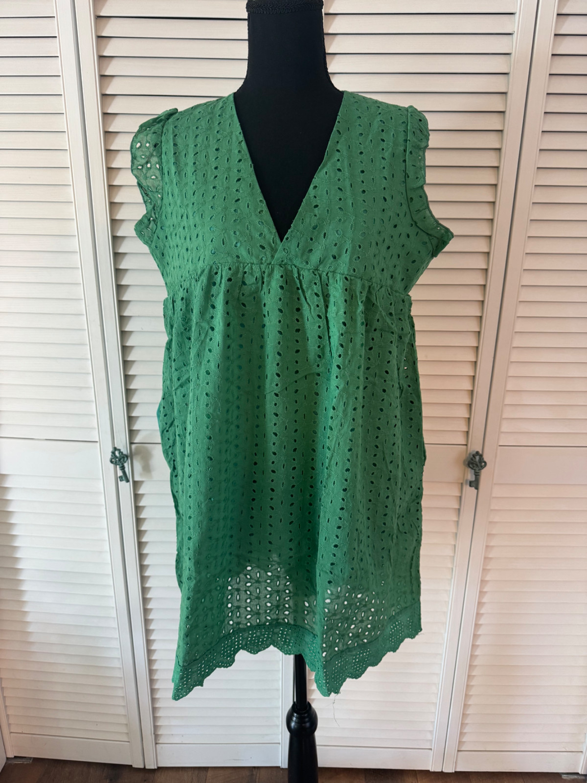Romper Dress With Pockets And Lining and Built in Shorts