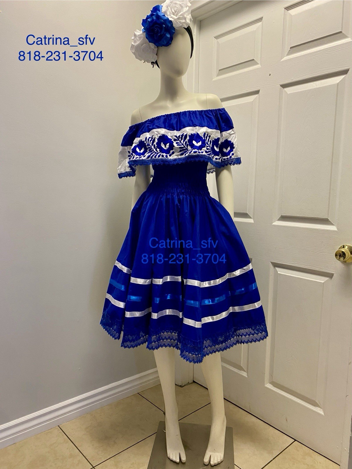 EL SALVADOR DRESS, HONDURAS DRESS, VESTIDO BORDADO, NICARAGUA DRESS,