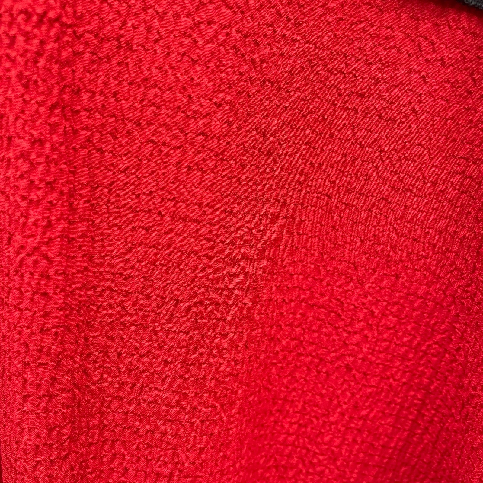 Calessa Red Blended Fabric Tunic Top Size Large