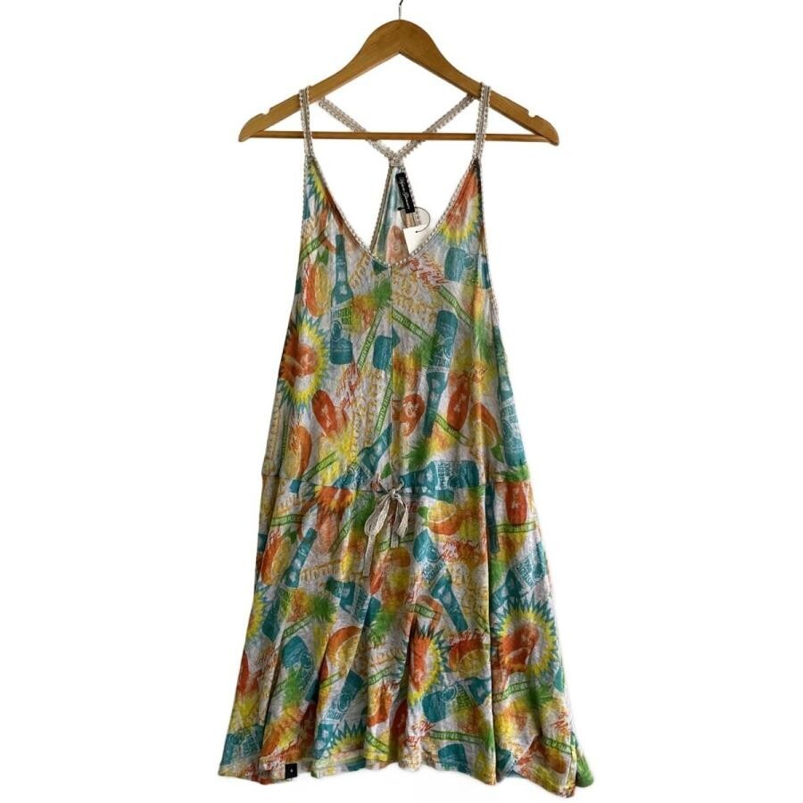 Hysteric Glamour Women Camisole Dress Rayon Multicolor All Over Print Auth