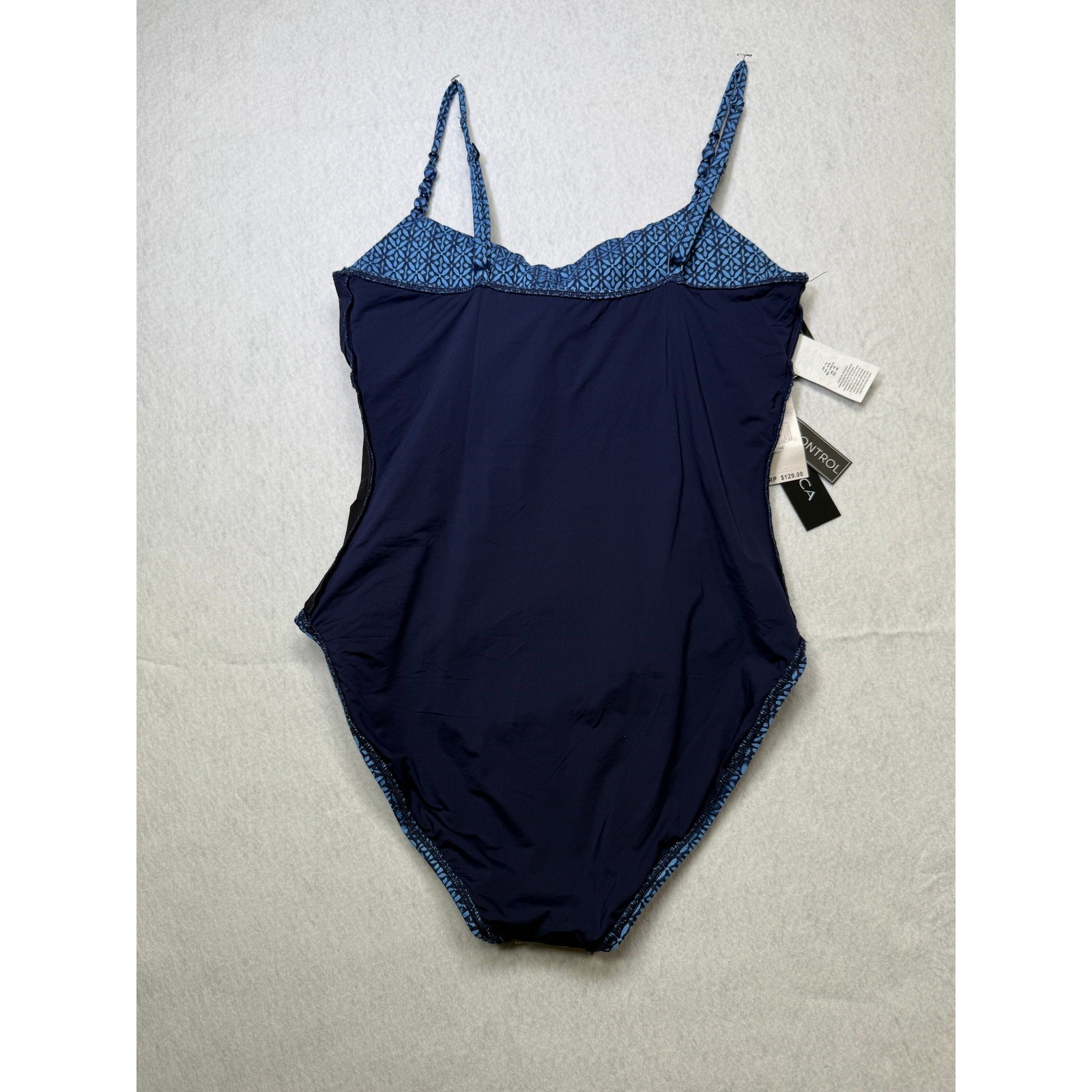 La Blanca Women’s Charmed Coast Lingerie Mio One-Piece Swimsuit Blue 14 $129