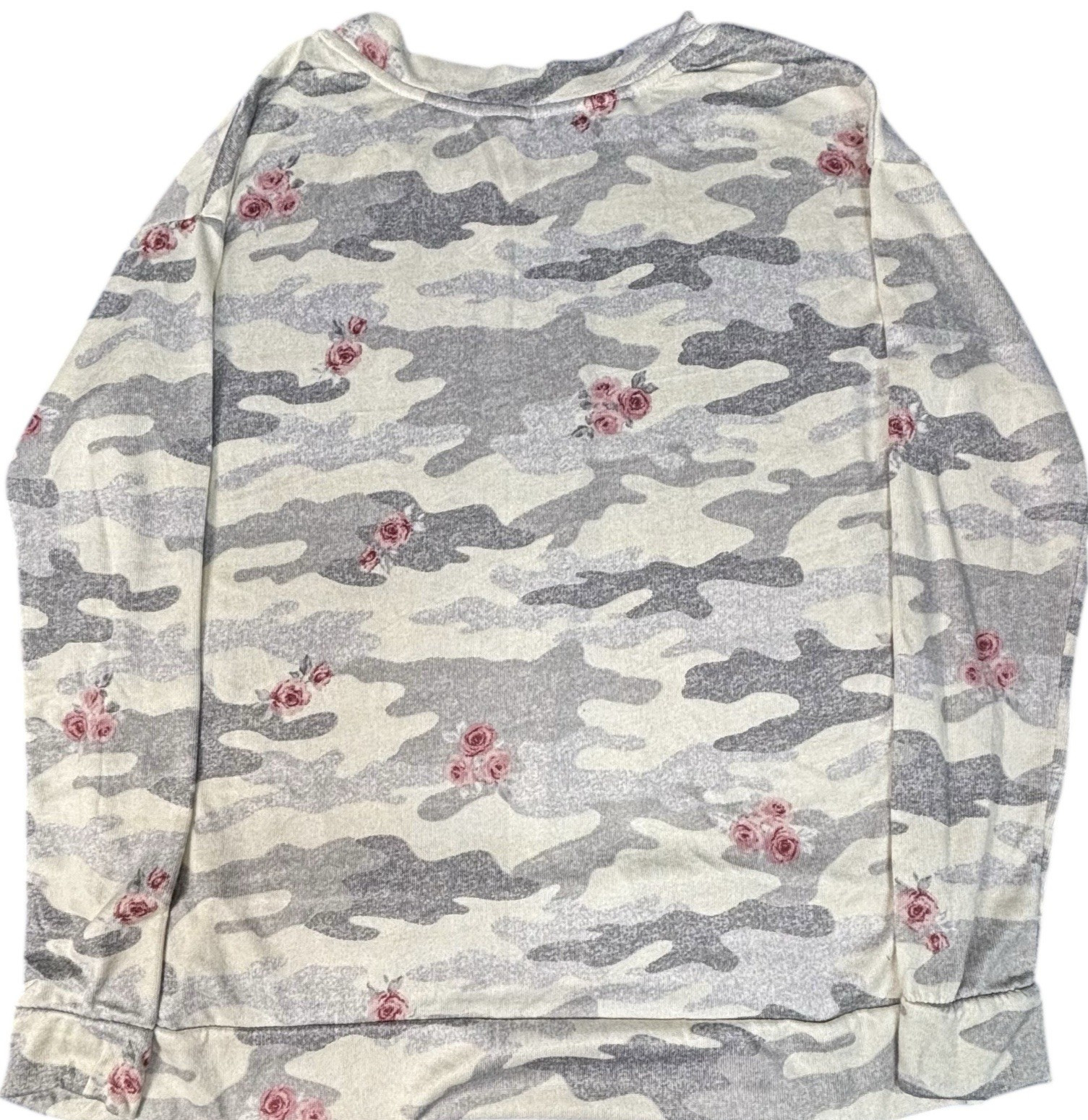 Women’s Secret Treasures SZ S (4-6) Camouflage Long Sleeve Casual/Sleep Top NWT