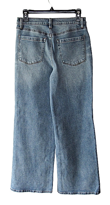 Chelsea and Violet New Size 27 High Rise Exposed Button Fly Wide Leg Jeans