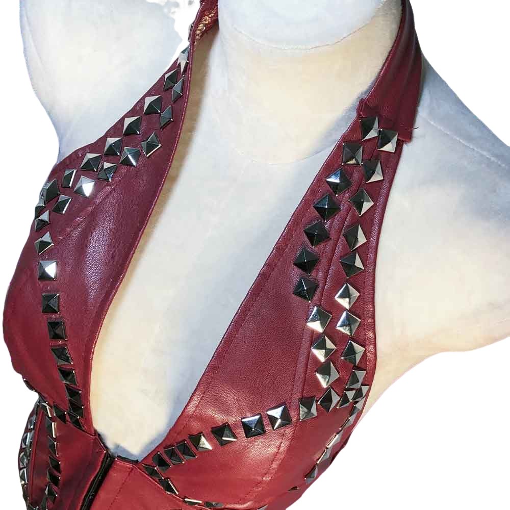 Goth Tops Gothic Tank Grunge Spiked Punk Rock Clothes Y2K Emo Clothing