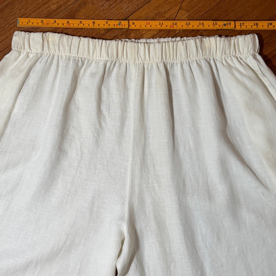bryn WALKER 100% Linen Pull On Pants Size Large