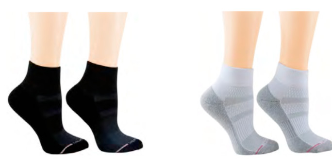 4 Pairs Dr. Motion Quarter Ankle Compression Socks for Women, Size: 9 – 11