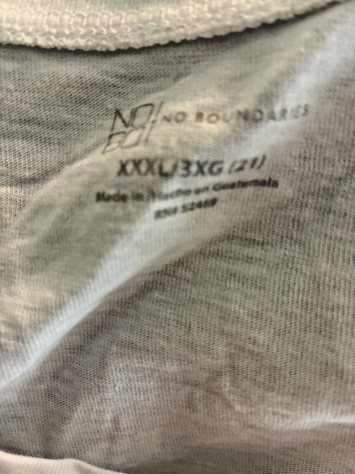 NWT N Boundaries Woman’s T -shirt Size 3X Runs Small