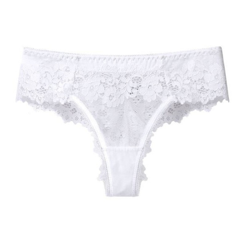 5 Pack Lot Womens Lace Thong G string Panties Briefs Sheer See Through Underwear