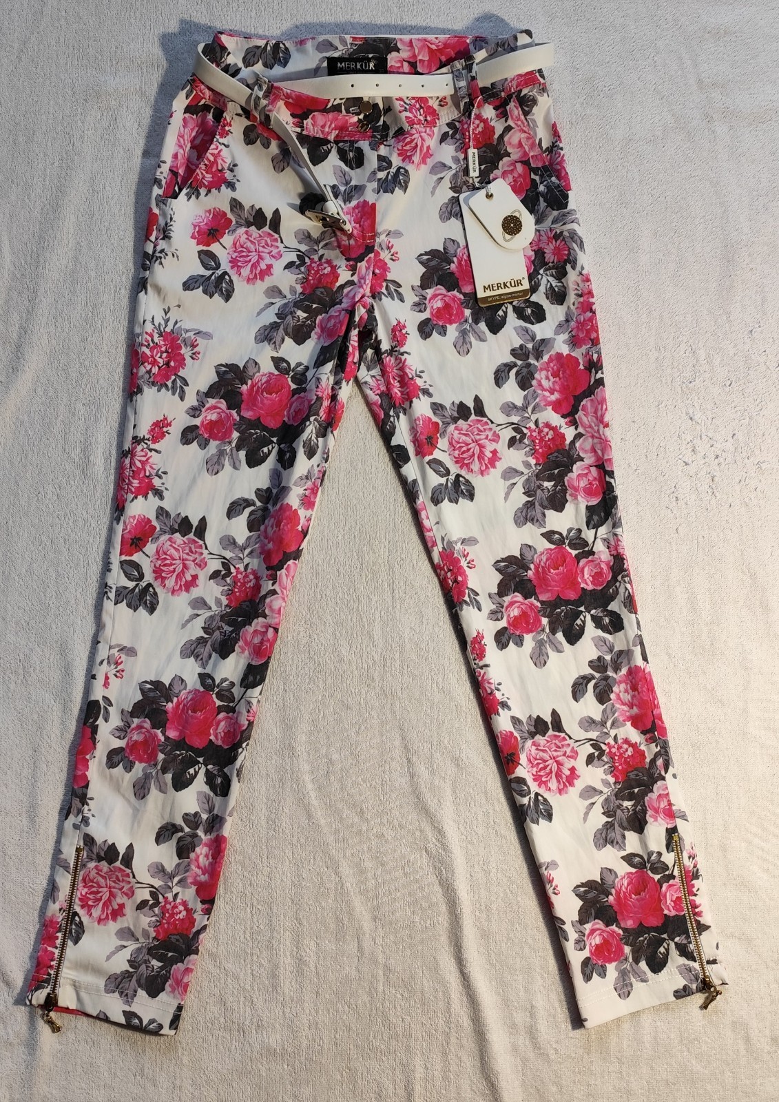 MERKÜR floral print ankle-cropped skinny pants Size 26/ 27 Inches