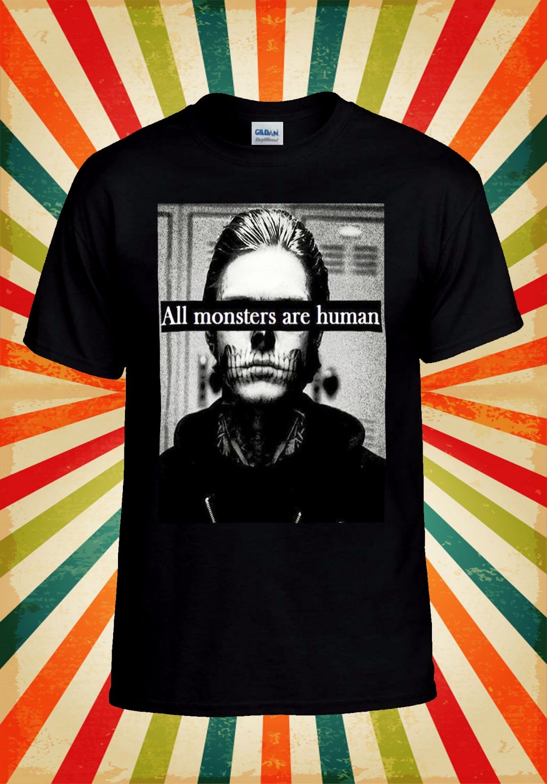 All Monsters Are Human Funny Hipster Men Women Vest Tank Top Unisex T Shirt 1321