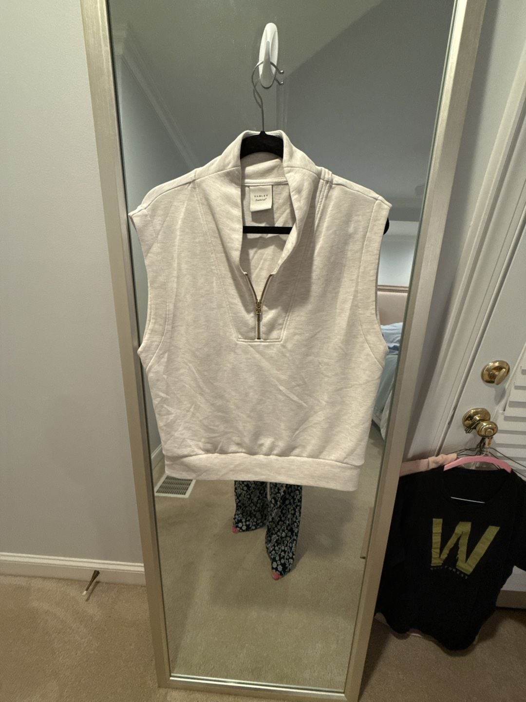 Varley DoubleSoft Quarter-Zip Sleeveless Pullover Vest