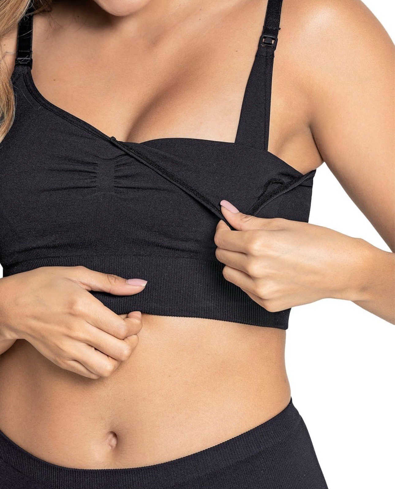 Lataly Nursing Bra Size XL Color Black
