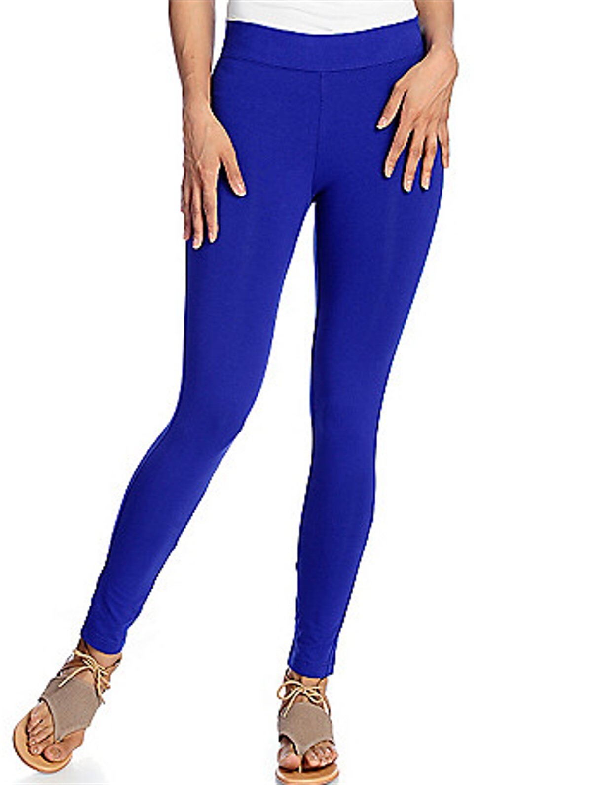 Kate & Mallory Stretch Smooth Knit Elastic Waist Pull On Leggings Pants XS~2X