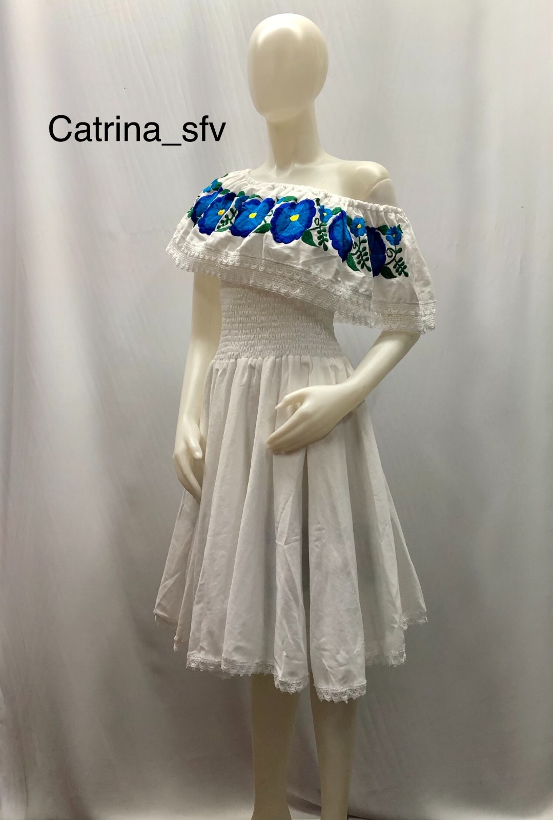 EL SALVADOR DRESS, HONDURAS DRESS, VESTIDO BORDADO, NICARAGUA DRESS,
