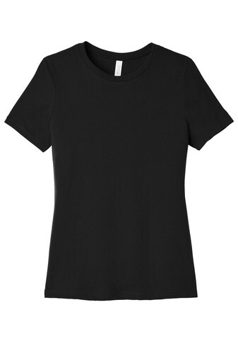 Bella+Canvas Women’s Relaxed Tri-Blend Tee Black