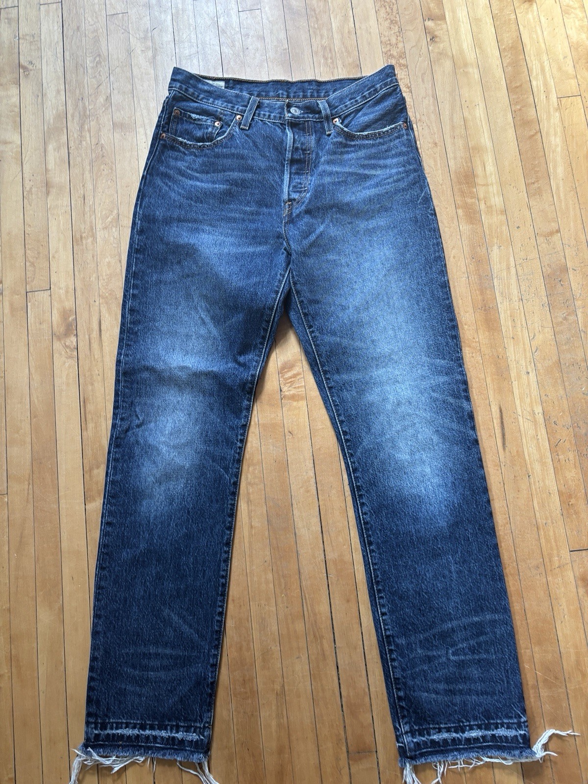 Levi’s 501 Premium Women’s Jeans Blue Buttonfly, Size 28×30