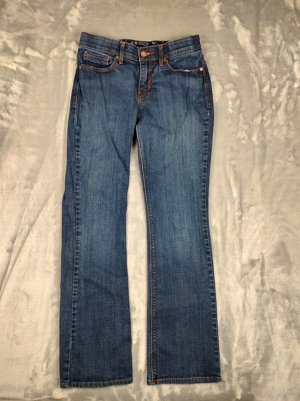 Levis 525 Perfect Waist Bootcut Jeans Womens 4 Blue Mid Rise Stretch Denim