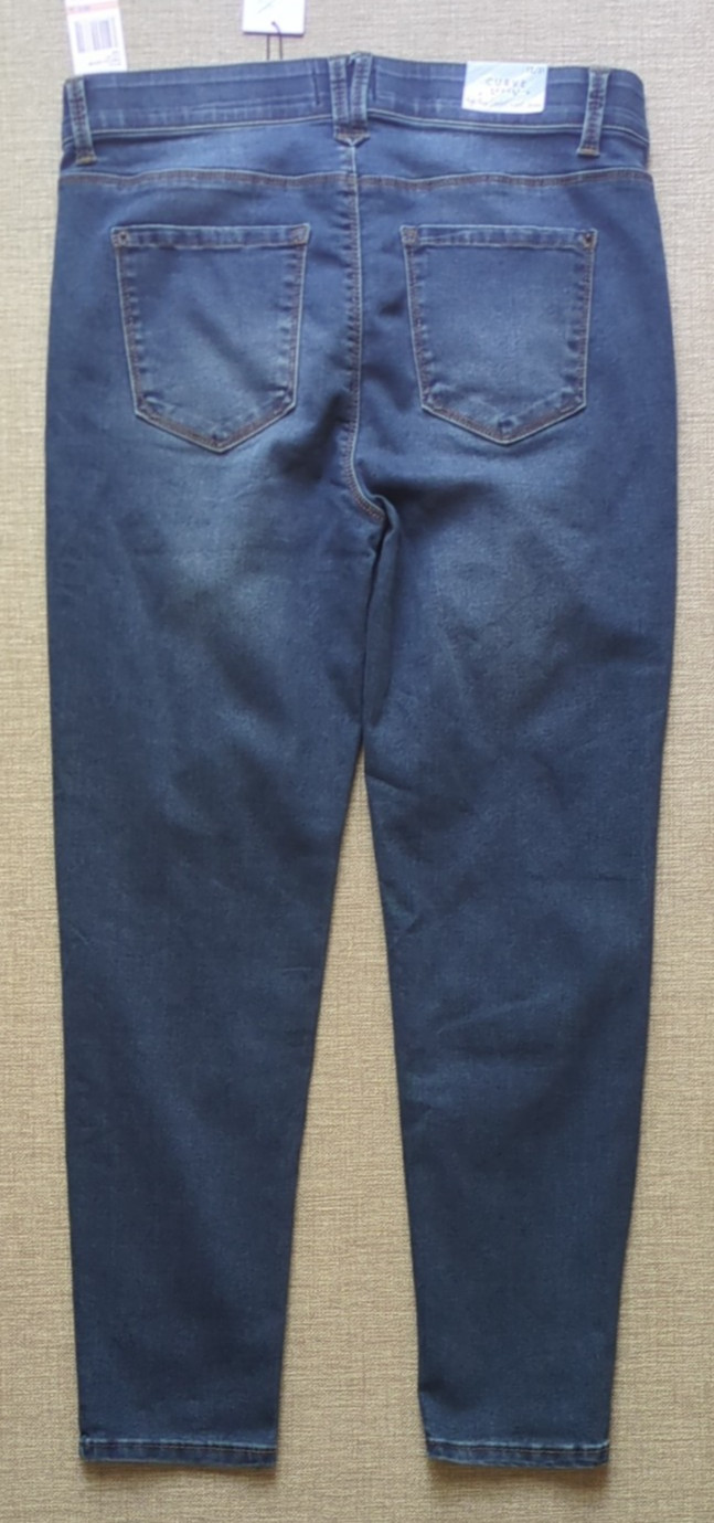 Curve Appeal Womens High-Rise Comfort Waist Skinny Denim Jeans 12/31 (31×28) NWT