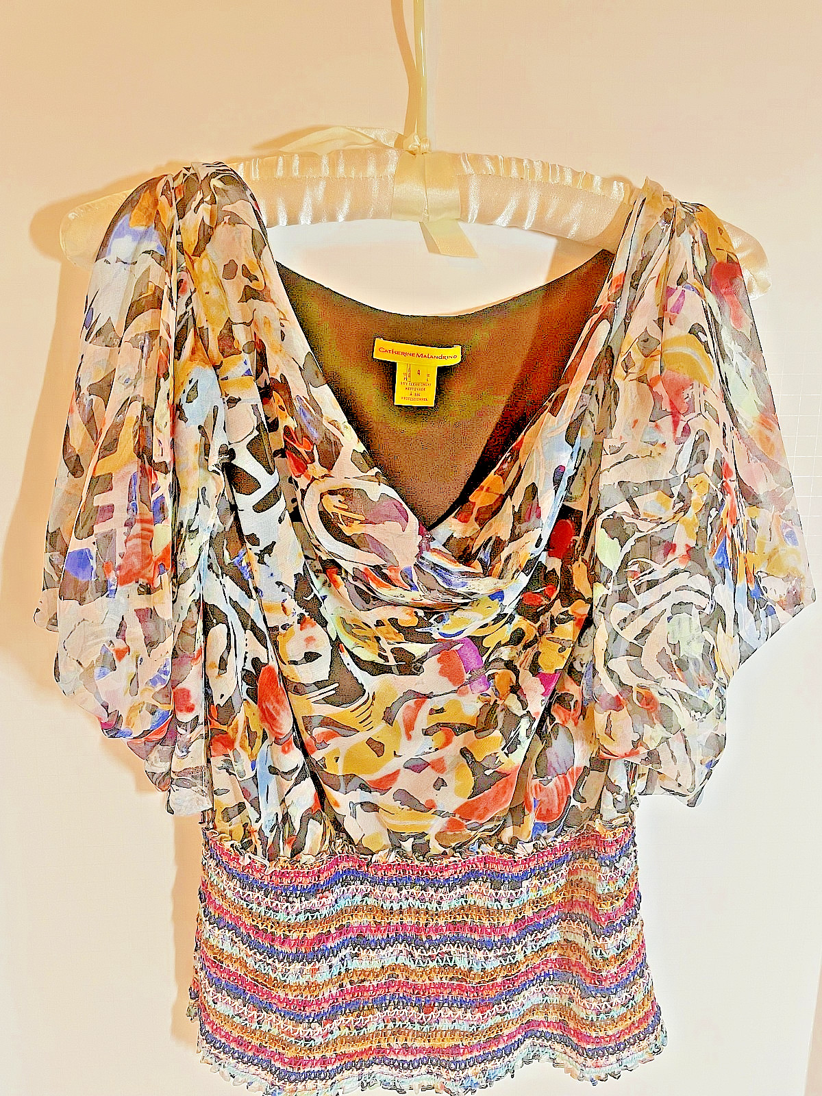 Catherine Malandrino Summer Silk Blouse – Size 4