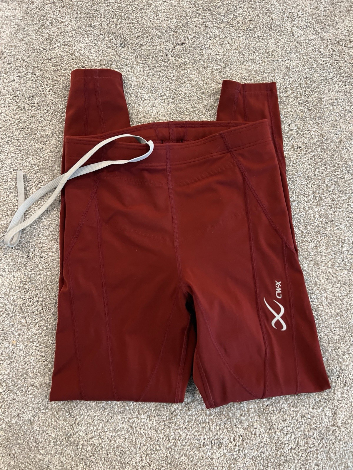 CW-X Women’s Tight Compression Pants Endurance Sz XS Style #129809 Leggings Red