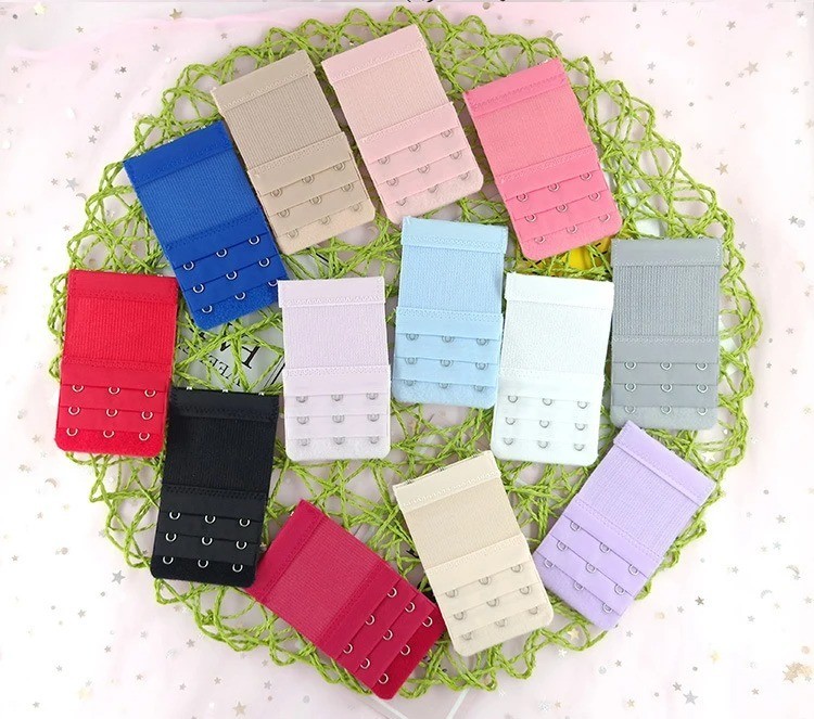 1Pcs Adjustable Bra Extender 2/3/4 Hooks with Elastic Extension Underwear Strap