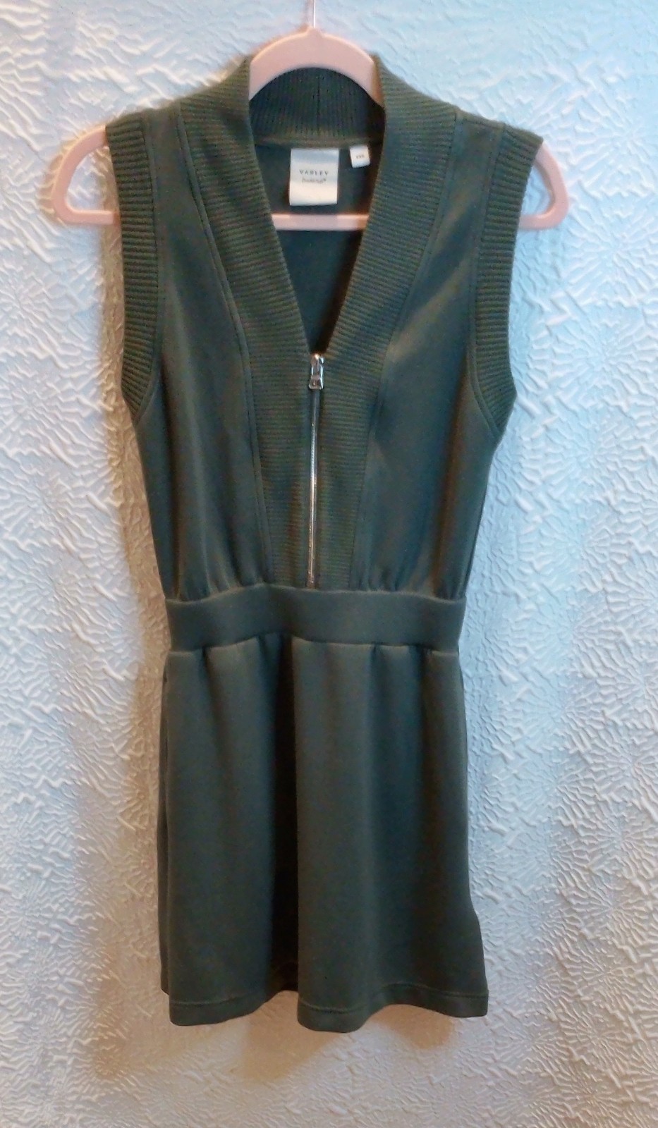 EUC Varley Polyanna DoubleSoft Half-Zip Dress XXS Pristine No Flaws