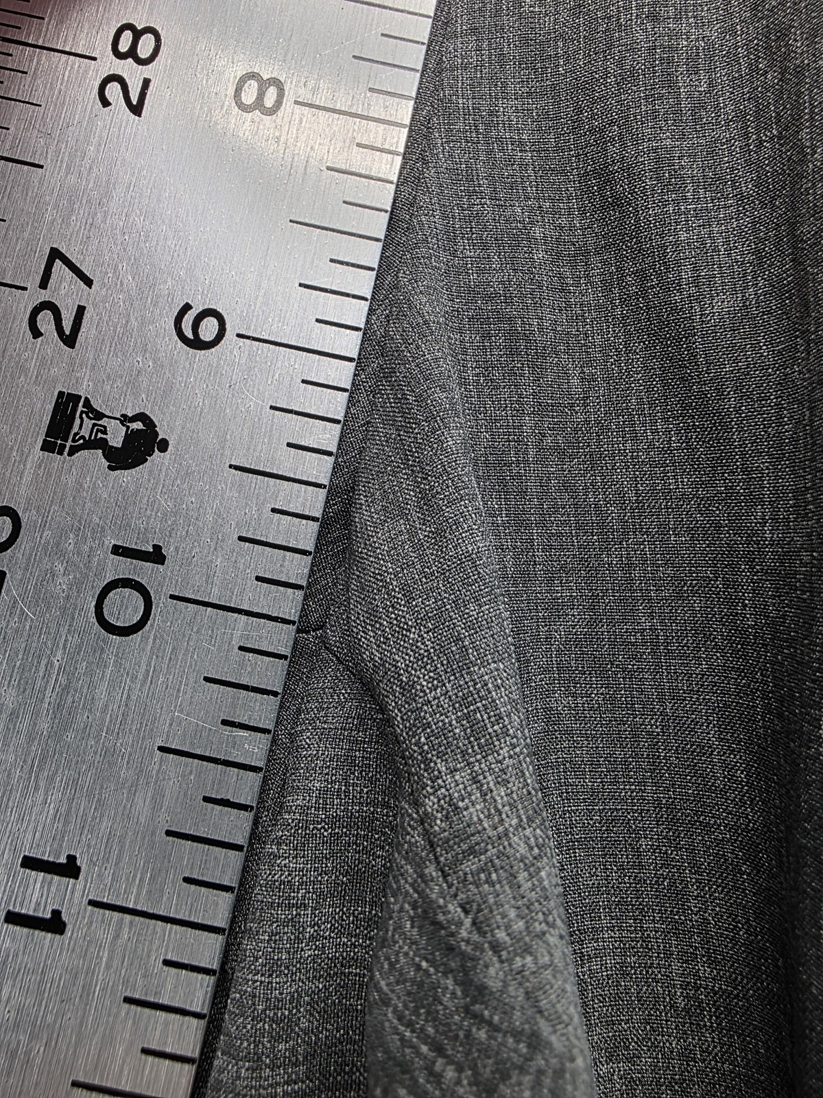 Banana Republic Womens Pants 6L Gray Straight Dress Pull On Stretch 29.5 In