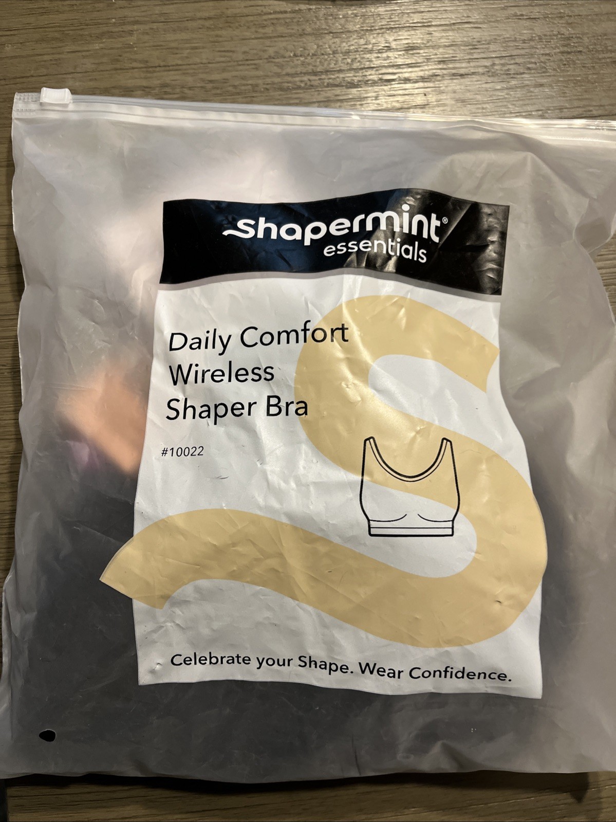 Shapermint Bra 2XL Black Wireless NWT