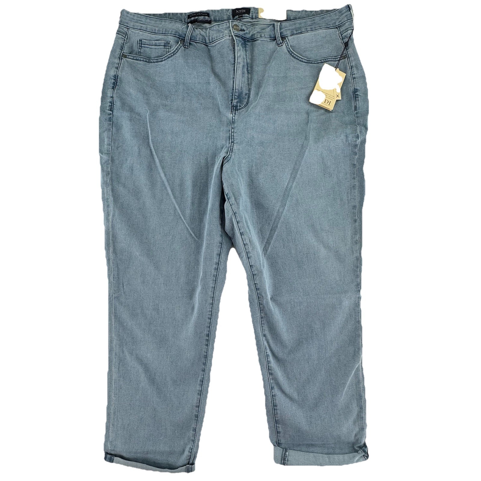 NYDJ Margot Girlfriend Denim Jeans Size 22W Kingston Blue Cool Embrace